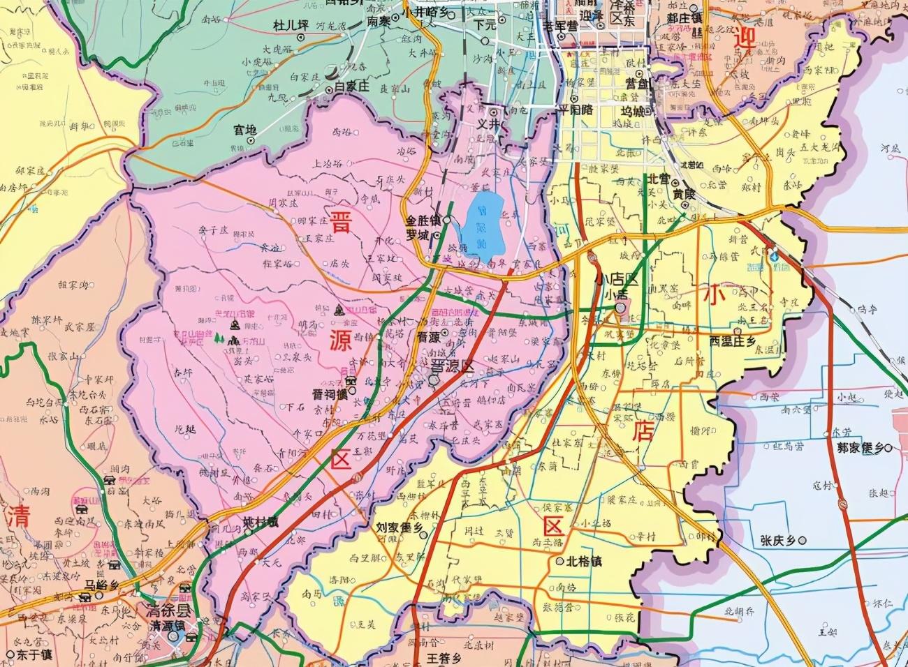 榆次最新地图，揭示城市发展的新面貌