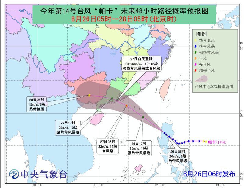 台风帕卡最新路径报告，动态分析、影响及应对措施